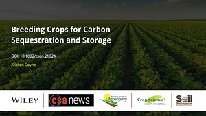 With powerful tools like AI in their arsenal, scientists are breeding crops to sequester more carbon, especially via the roots, to effectively trap carbon in the long term. http://ow.ly/GshO50Osf91 | ASA, CSSA, and SSSA