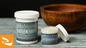 Dr. Kirk's Scratch FREEE offers woodturners an abrasive that will improve all of your sanded surfaces. Learn more: https://www.woodturnerscatalog.com/p/17/5652/Dr.-Kirks-Scratch-FREEE-Woodturners-Polishing-Wax | Craft Supplies USA