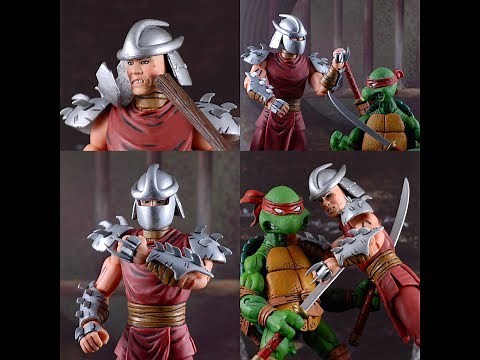 NECA TMNT CUSTOM Shredder Figure Review - Mirage Comics Oroku Saki Teenage Mutant Ninja Turtles