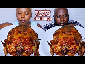 2x BIGGEST CHICKEN EATING CHALLANGE | CHICKEN SPEED EATING COMPETITION