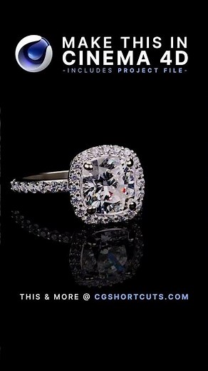 Render Jewelry in C4D⭐Tutorial + Project File