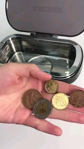 How to clean coins with ultrasonic cleaner?