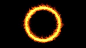 Circle Fire Flame Free Stock Video