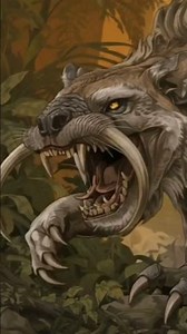 | Saber-toothed tiger | 🐅 | @Animation Cartoon| #animation #3danimation #cartoon