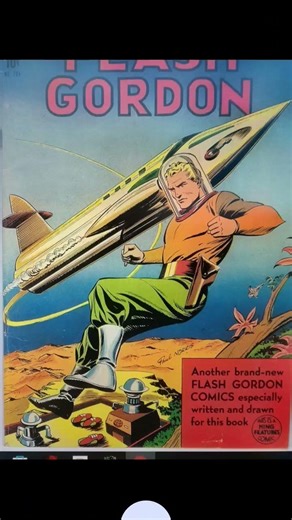 Flash Gordon. Comic, series and film.