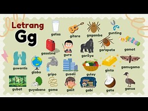 Mga Larawang Nagsisimula sa Letrang Gg | Titik Gg