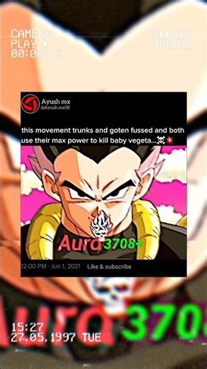 gotenks defeat baby vegeta | gotenks vs baby vegeta |#gotenks