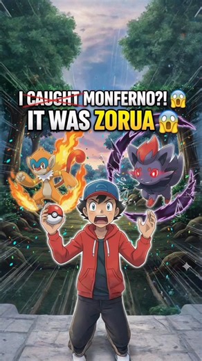 I Thought I Caught Monferno 😳 Turns Out It Was ZORUA! #pokemongame #pokemongo #pokemongocommunityday