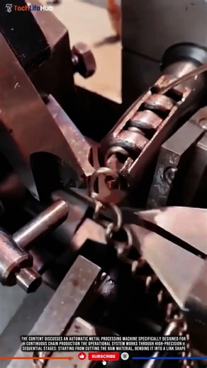 Innovation Chain Making: Automatic Wire Forming, Consistent Quality, Industrial Tech #tech