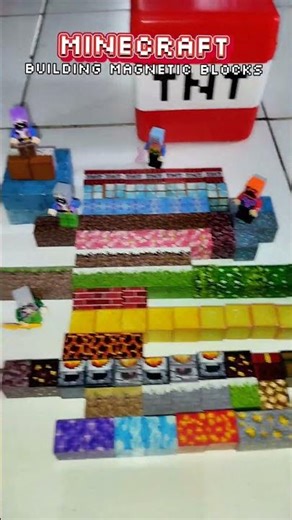 Minecraft Building Magnetic Blocks Perfect for gift ideas SA mga kids