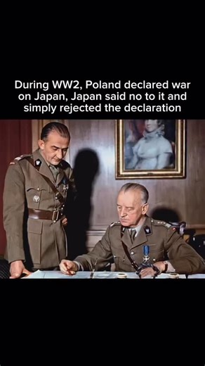 MYSTERIOUS CULTURE on Instagram: "In December 1941, the Polish government-in-exile in London declared war on Japan in solidarity with its British and later American allies, but Japan, led by Prime Minister Hideki Tōjō, declined to recognize the declaration, arguing that Poland was not acting as a fully sovereign state and was under Allied influence; as a result, Japan did not treat Poland as an enemy and even allowed Polish diplomatic representation in Tokyo to continue into 1942. This unusual s