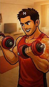 Top 4 home exercises to build muscle! (No gym required)