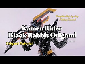 Making Kamen Rider Build Hazard Form with Paper - Salute to These Details #diy#Origami#papercraft