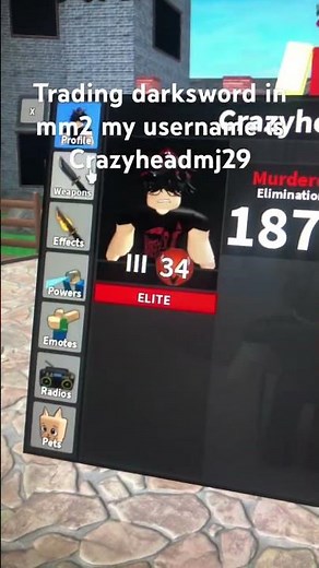Trading Darksword in mm2 #roblox #mm2 #trading