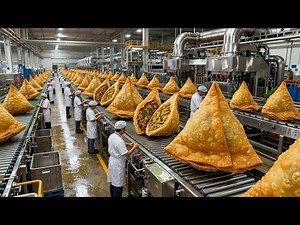 Inside the Samosa Factory: Mass Production of Crispy Samosas – How It’s Made