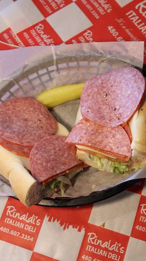 We do sandwiches like no one else in the Valley. Here at Rinaldi’s Deli, everything is authentic, New York-style and freshly made with the highest quality of ingredients. Available for dine-in, takeout, and catering, we have you covered. Come taste the difference for yourself! | Rinaldis Deli