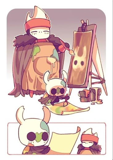 The Best Gift for Friends #shorts #hollowknight #silksong #quirrel #hornet #comics