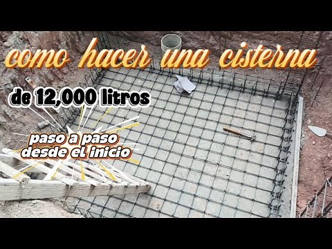 How to make a cistern from scratch (step by step)