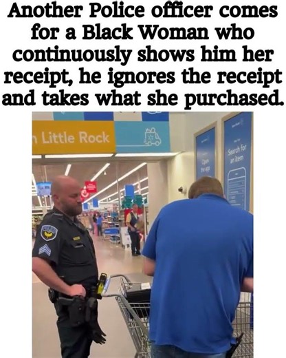 Black Woman Shows Receipt—Police STILL Take Her Items?! 😳 #Police #BlackCulture #Viral⸻