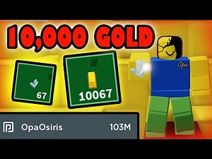 GETTING 10,000+ GOLD IN SKYBLOCK! Autofarm Method!! | Roblox