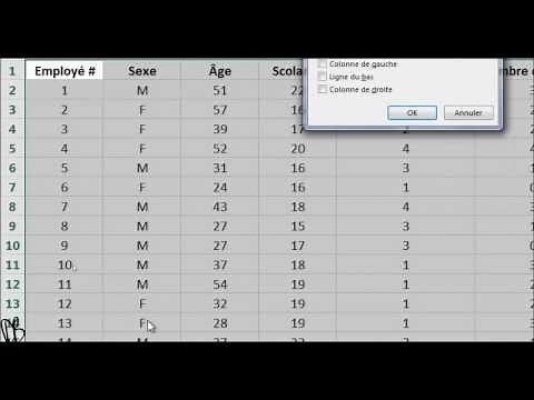 Nommer des plages de cellules avec Excel 2013