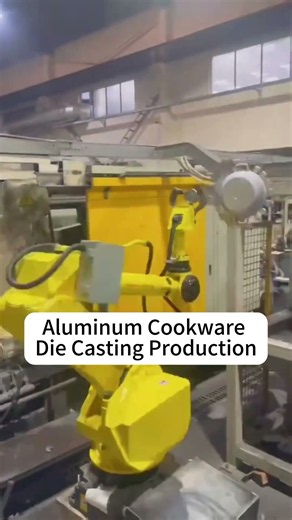 Aluminum Cookware Die Casting Production #diecastingmachine