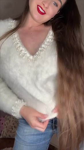 Angira sweater try on shiw #asmr Watch full verdion on my ingashasmr.gumroad.com