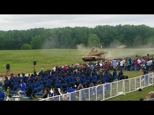 Abrams jump and fire at APG 2017