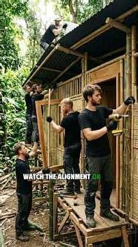 A cozy bamboo hut nestled in nature.