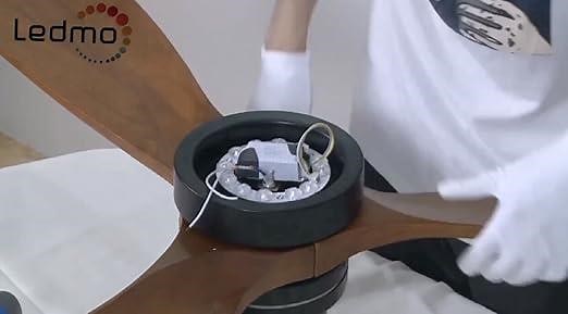 Connect LED lights to ceiling fans-LEDMO ceiling fans