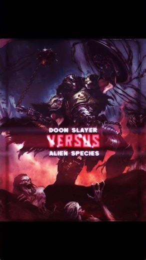 Doom Slayer vs Alien species | #edit #games #warhammer40k #halflife