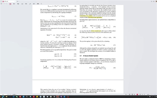 XPBD公式推导中的两个非常细节但重要的问题