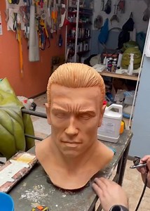 4.5K views · 59 reactions | T2 T-800 Mask WIP made by thecaveCw | Fly Ty's HorrorCosplay Page | Facebook
