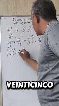 Exponential Equation with Logarithms #mathematics #exponentialequation #maths