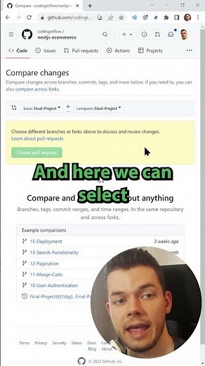 How to Compare Branches on Github 📏