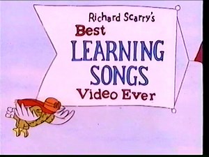 Richard Scarry's Best Learning Songs Video Ever (1993) VHS