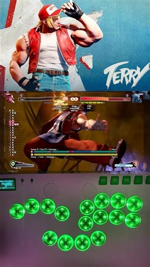 Terry New Patch Combo 💥 - Street Fighter 6 #TerryBogard #streetfighter6 #sf6