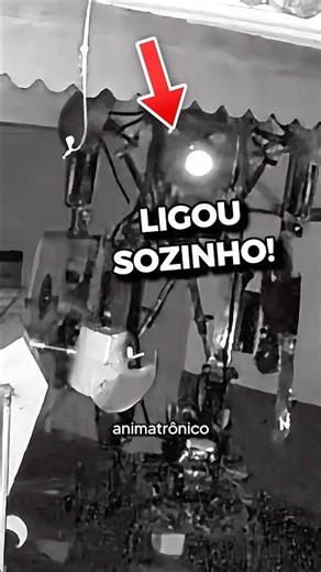 Did the Brazilian robot HUNTER turn on by itself at night? 😨🇧🇷 #animatronic #meme #hunter #fnaf #...