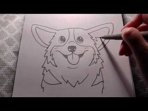 How to Draw an Easter Corgi