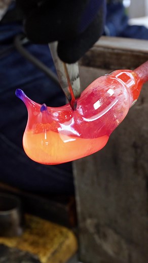ウミウシのガラス細工を作ってみた