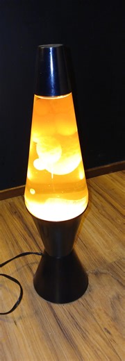 Vintage 1998 Lava Lamp Black Base and Yellow 16.5" Tall Great Condition - Etsy