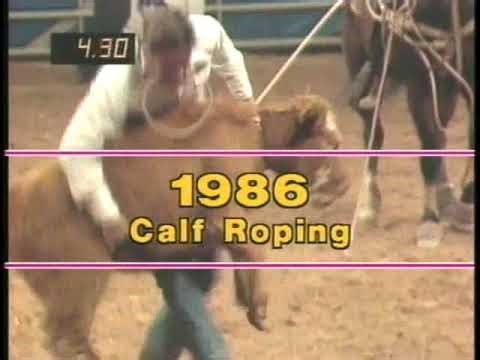 National Finals Rodeo 1986 Tie-Down Roping Highlights