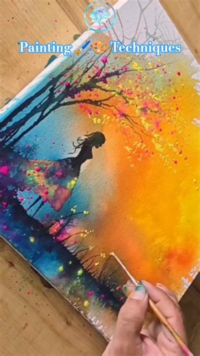 Painting Techniques 🖌️🎨 #art #artist #artwork
