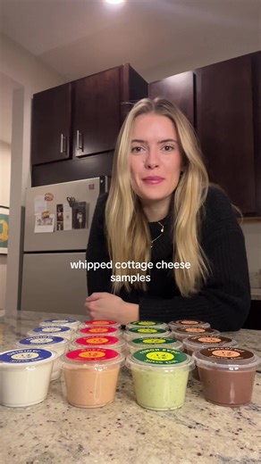 Whipped Cottage Cheese Samples from Disco Cow