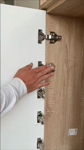 Hinge#installation fixing plate cabinet door adjustment installation good helper #cabinet door#wood
