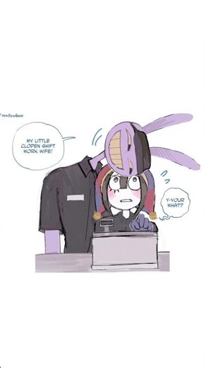 Work Wife!💍👩‍❤️‍👨Jax Is Pomni😳🔥 The Amazing Digital Circus Comic Dub