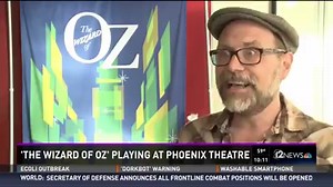Thank you again to 12News for stopping by last week! Watch the full coverage and interview with Robert Kolby Harper (The Cowardly Lion) now! | The Phoenix Theatre Company | Facebook