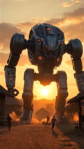 Giant Robot Rampage! 😲🤖 #shorts