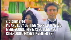 Me and Lucy getting married. Man we were young. This was so long ago clear audio wasn’t invented yet. June 18, 1983 Saint A’s Brooklyn NY | Vic DiBitetto