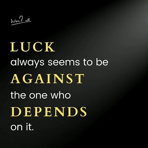 1.6K views · 88 reactions | What if we play Uno reverse - let luck work for you instead? Depending on luck means passively waiting for a miracle. If you want to get lucky, the only way is to do the thing you want to get lucky at - consistently, Whether it’s sending cold emails, working out, or starting that side-hustle. Because, luck always seems to be against the person waiting for it! #luck #success #failure #warikoo | Ankur Warikoo | Facebook
